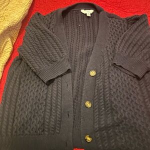 Time and Tru  navyCardigan Sweater
